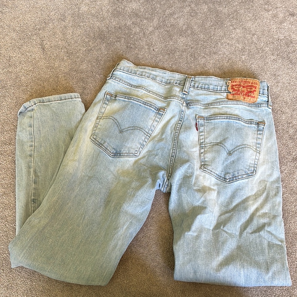 Levi's Blue Straight Jeans Vintage-Inspired Soft Denim